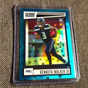 Kenneth Walker III Rookie 2022 Score Astral-Stars Parallel No. 240/399-Seahawks